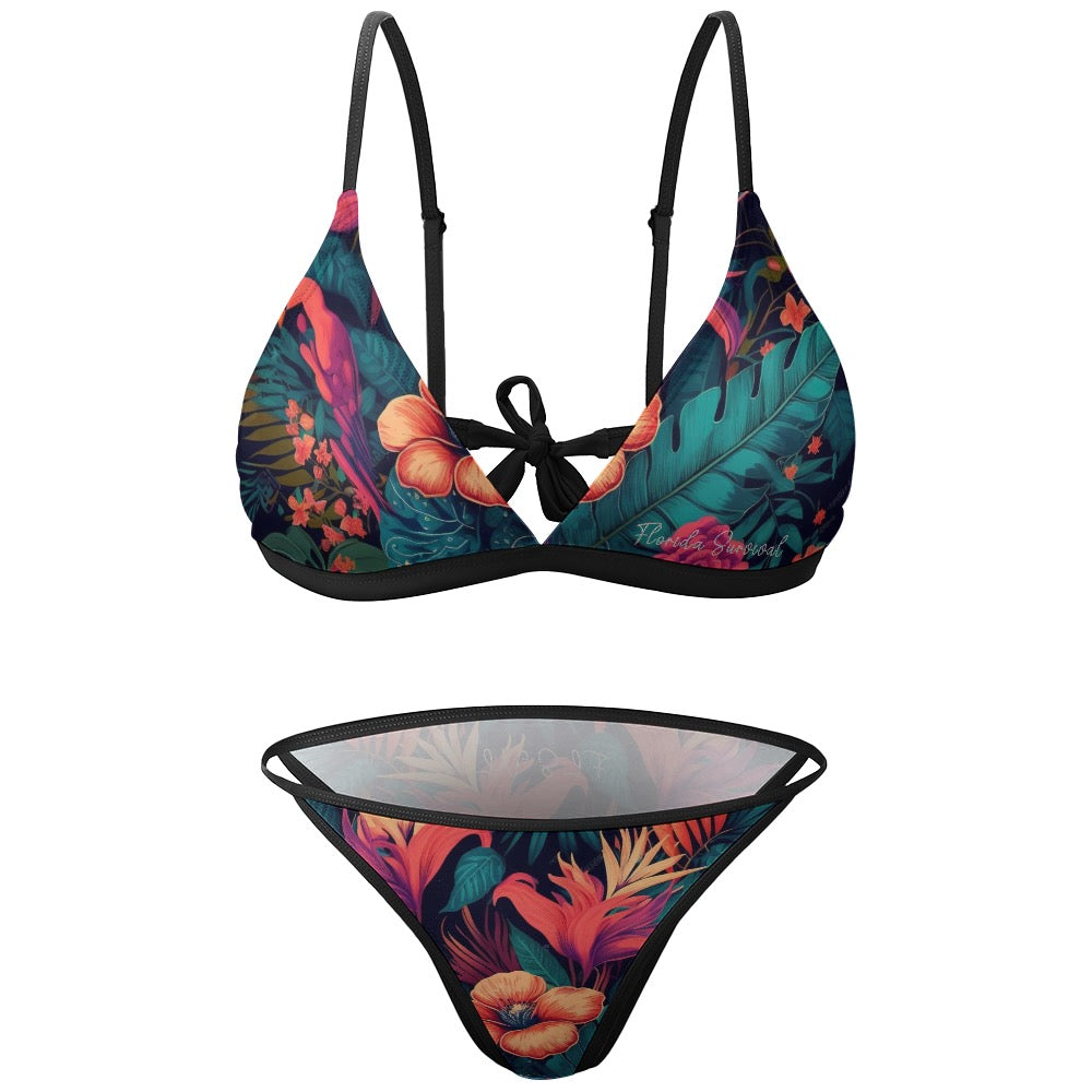 Florida Survival Tropical Garden Collection Bikini Set