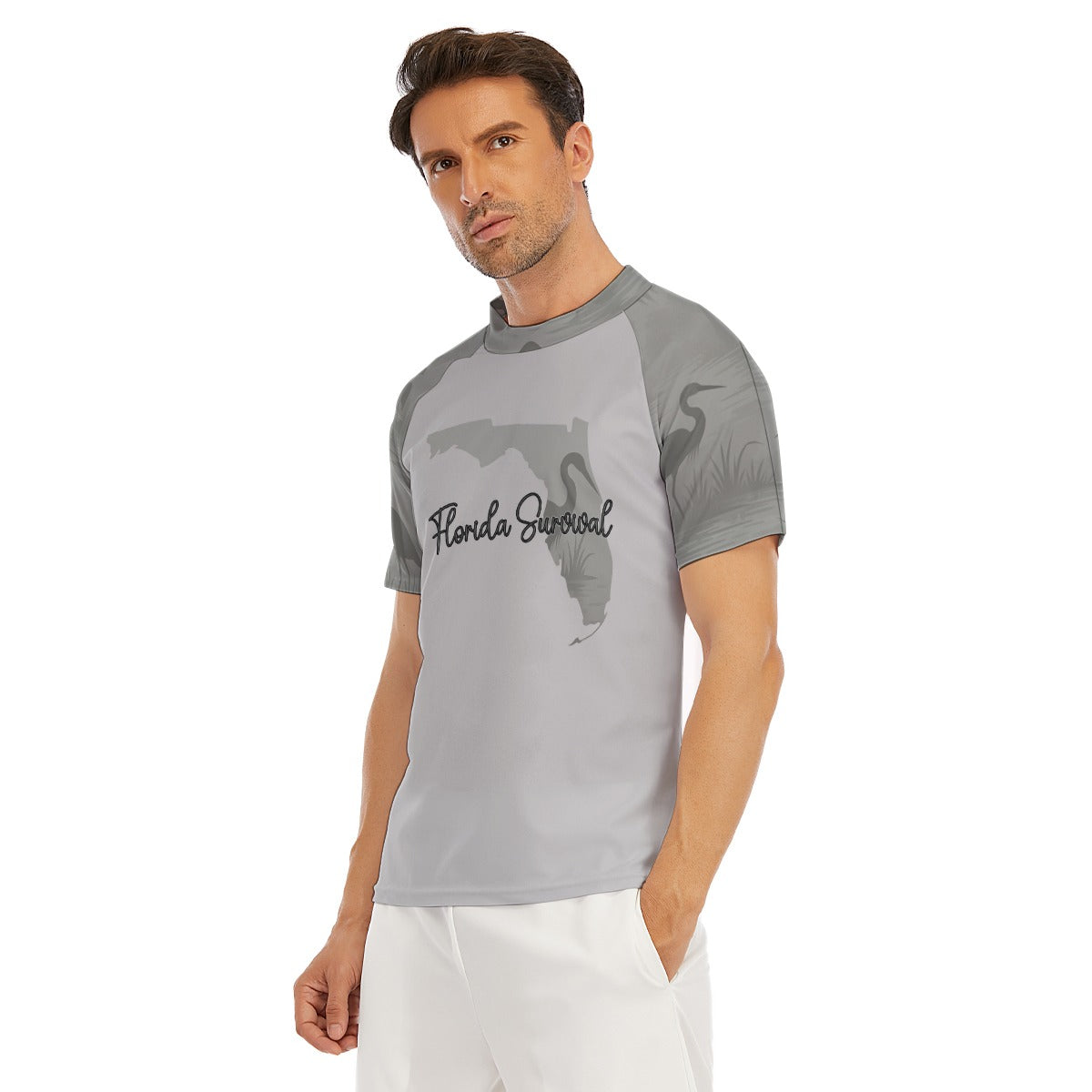 Florida Survival Everglade Veil Collection Men's Surf Rash Guard