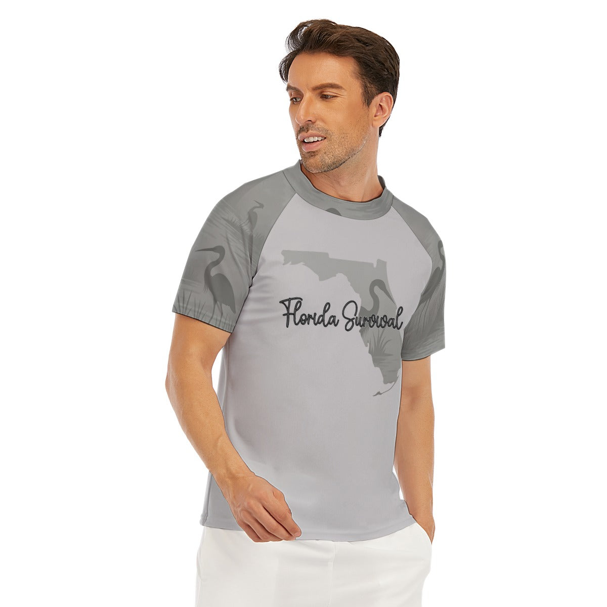 Florida Survival Everglade Veil Collection Men's Surf Rash Guard