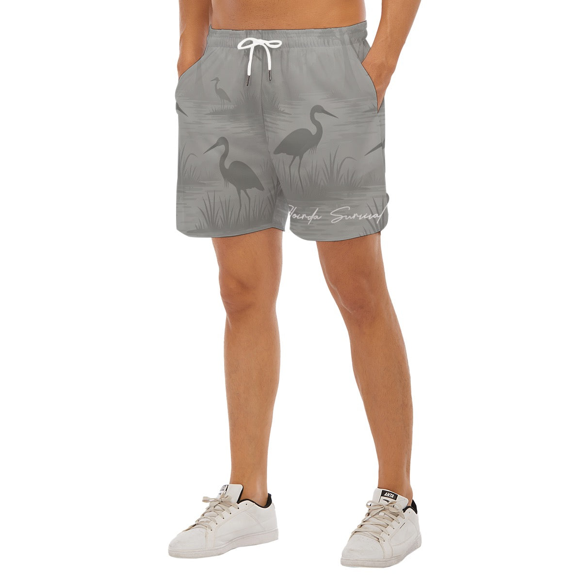 Florida Survival Everglade Veil Collection Side-Split Running Shorts