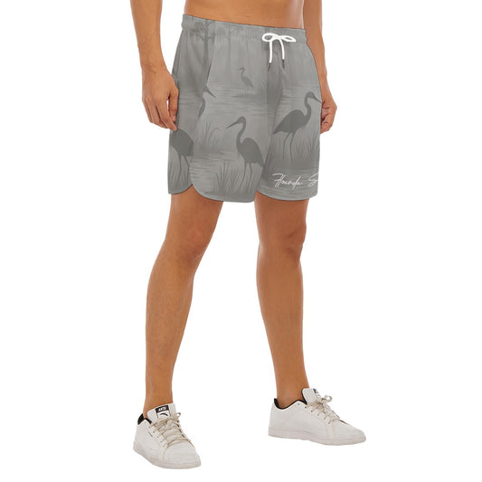 Florida Survival Everglade Veil Collection Side-Split Running Shorts
