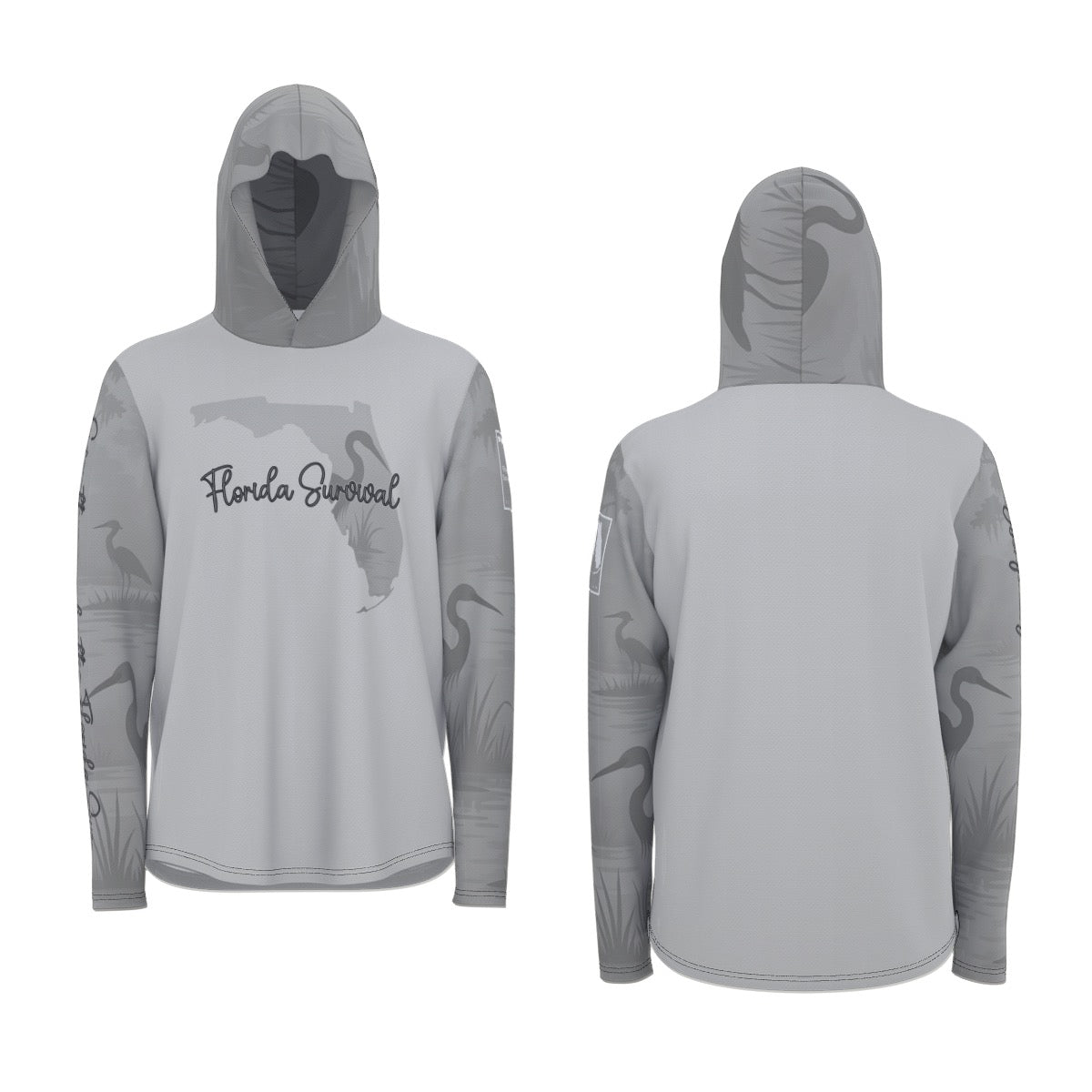 Florida Survival Everglade Veil Collection Fishing Hoodie