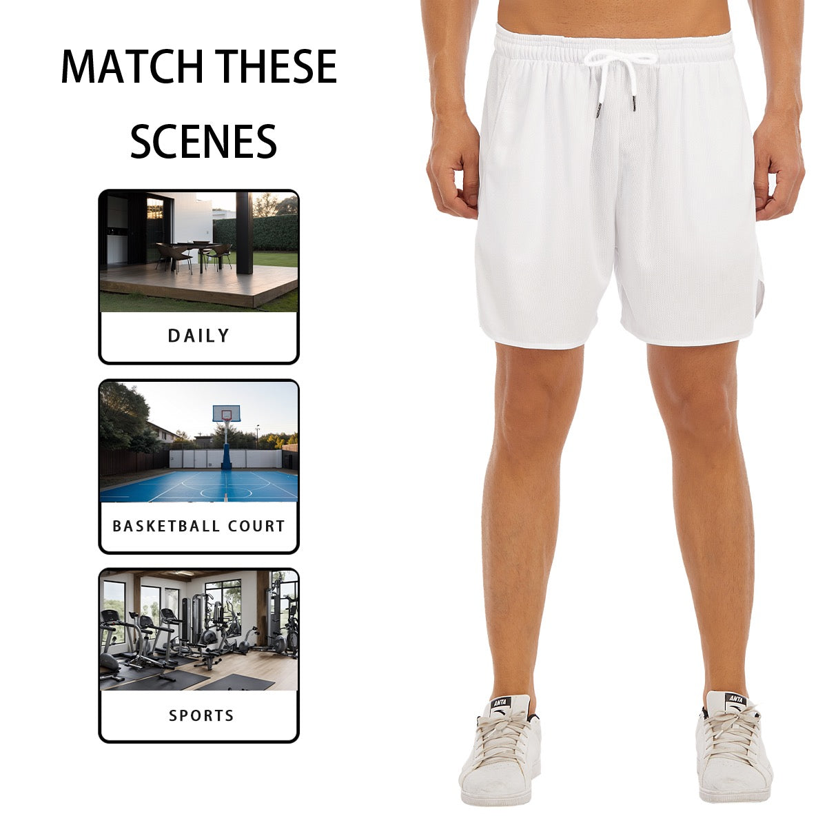 Florida Survival Everglade Veil Collection Side-Split Running Shorts