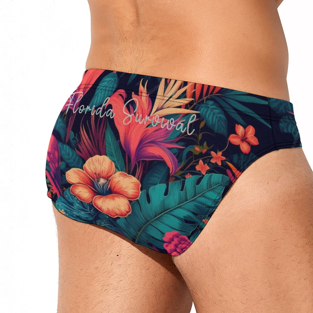 Florida Survival Tropical Garden Collection Men’s Swim Briefs