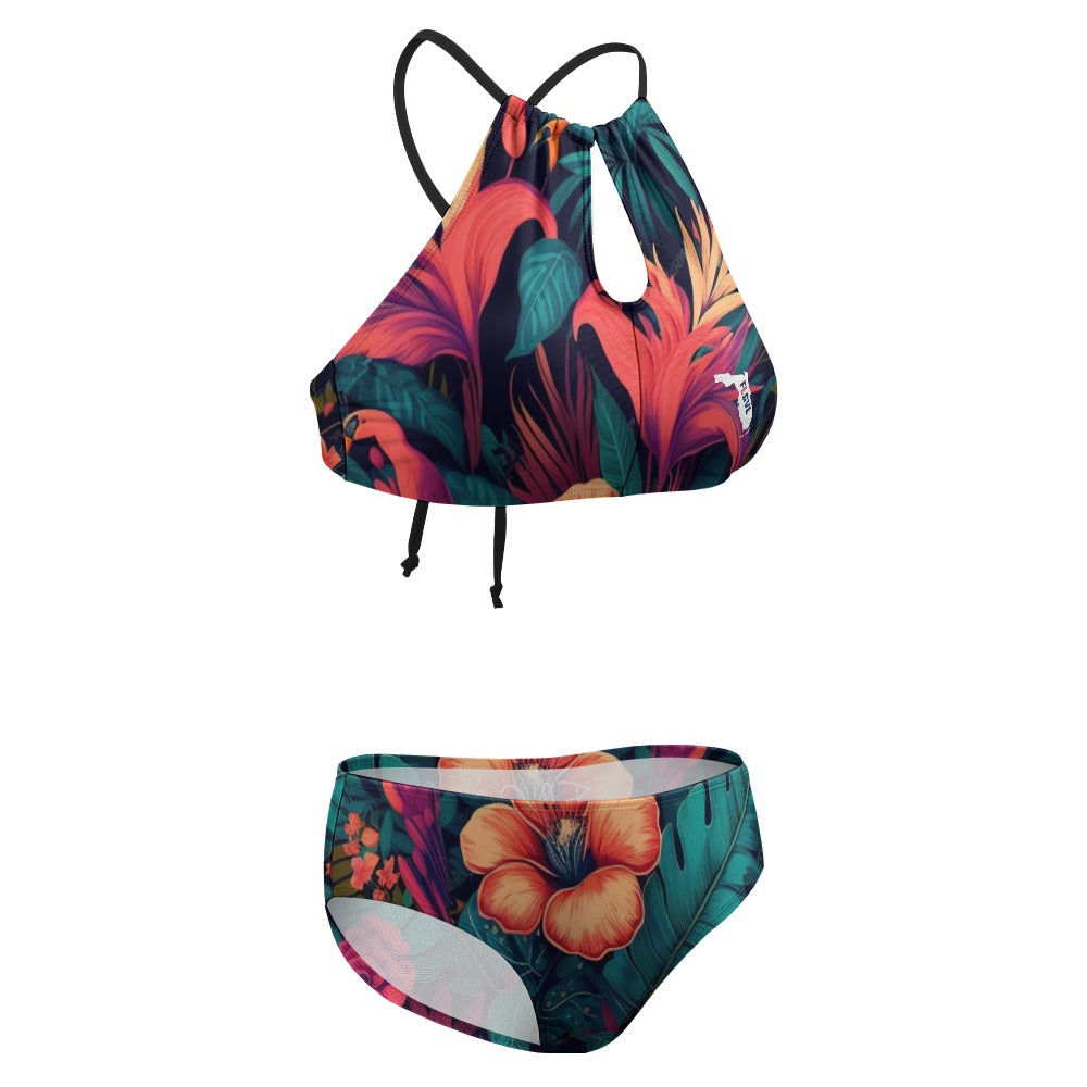 Florida Survival Tropical Garden Collection Halter Bikini