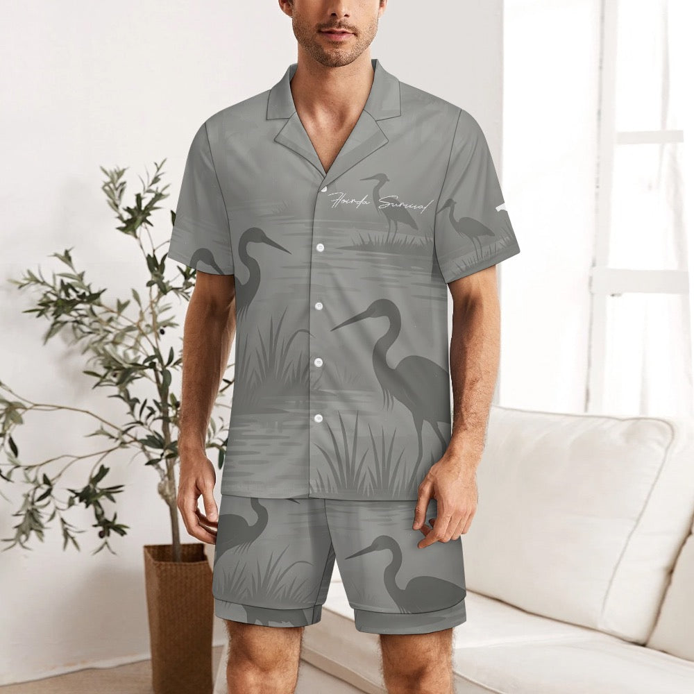 Florida Survival Everglade Veil Collection Ice Silk Pajama Set