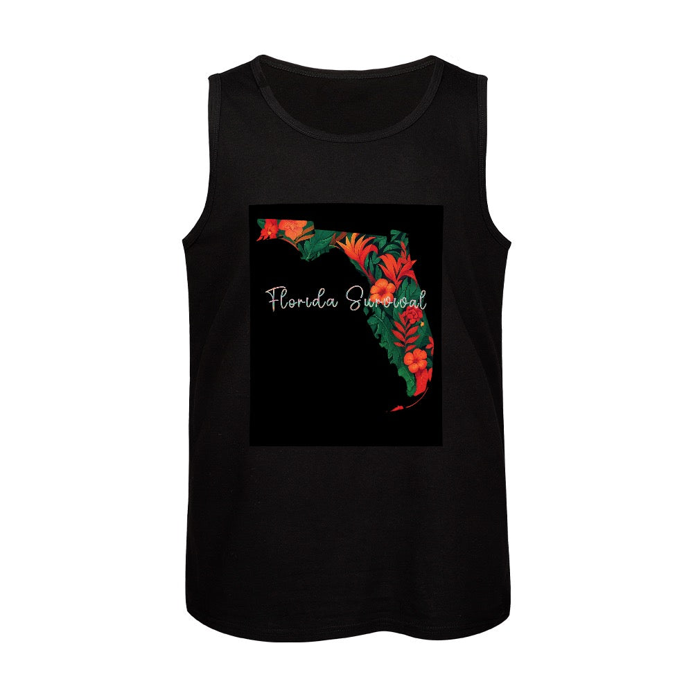 Florida Survival Tropical Garden Collection Men's Tank Top