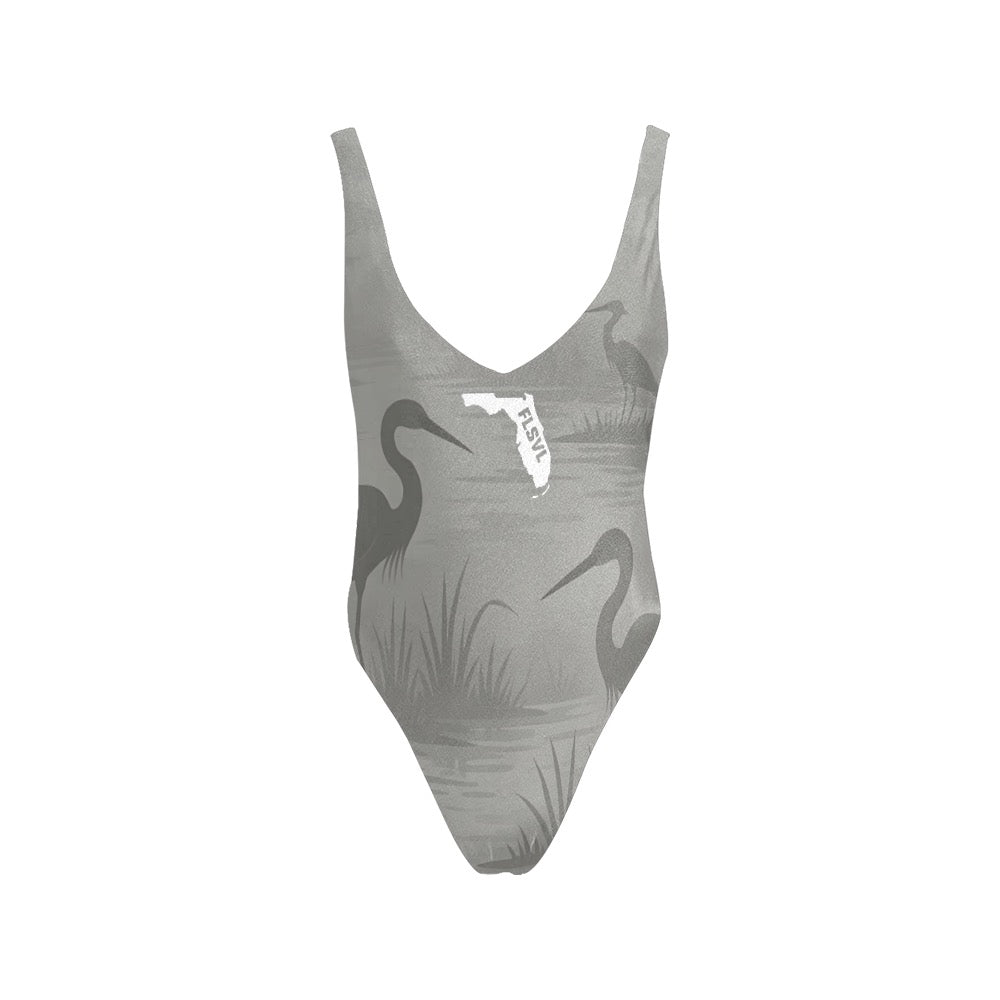 Florida Survival Everglade Veil Collection Backless Swimsuit