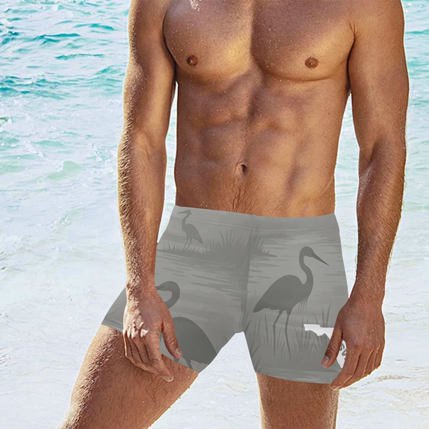 Florida Survival Everglade Veil Collection Men’s Swimming Trunks
