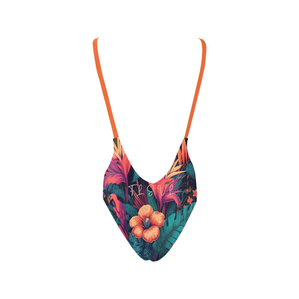 Florida Survival Tropical Garden Collection Backless Swimsuit