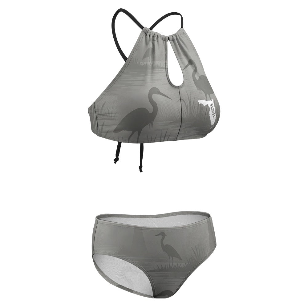 Florida Survival Everglade Veil Collection Halter Top Bikini