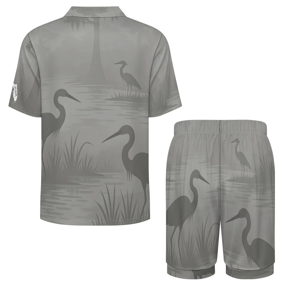 Florida Survival Everglade Veil Collection Ice Silk Pajama Set