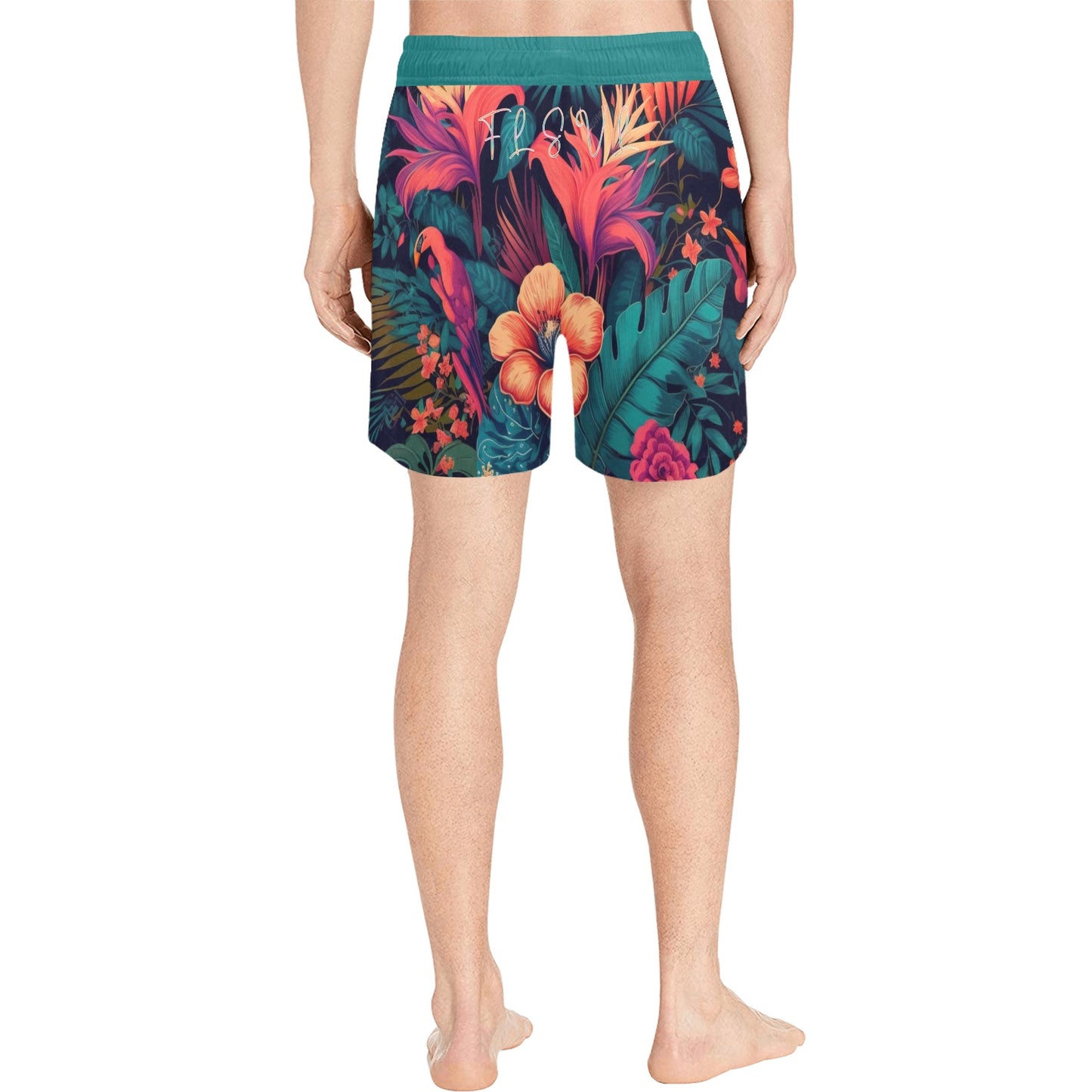 Florida Survival Tropical Garden Collection Men's Swim Shorts