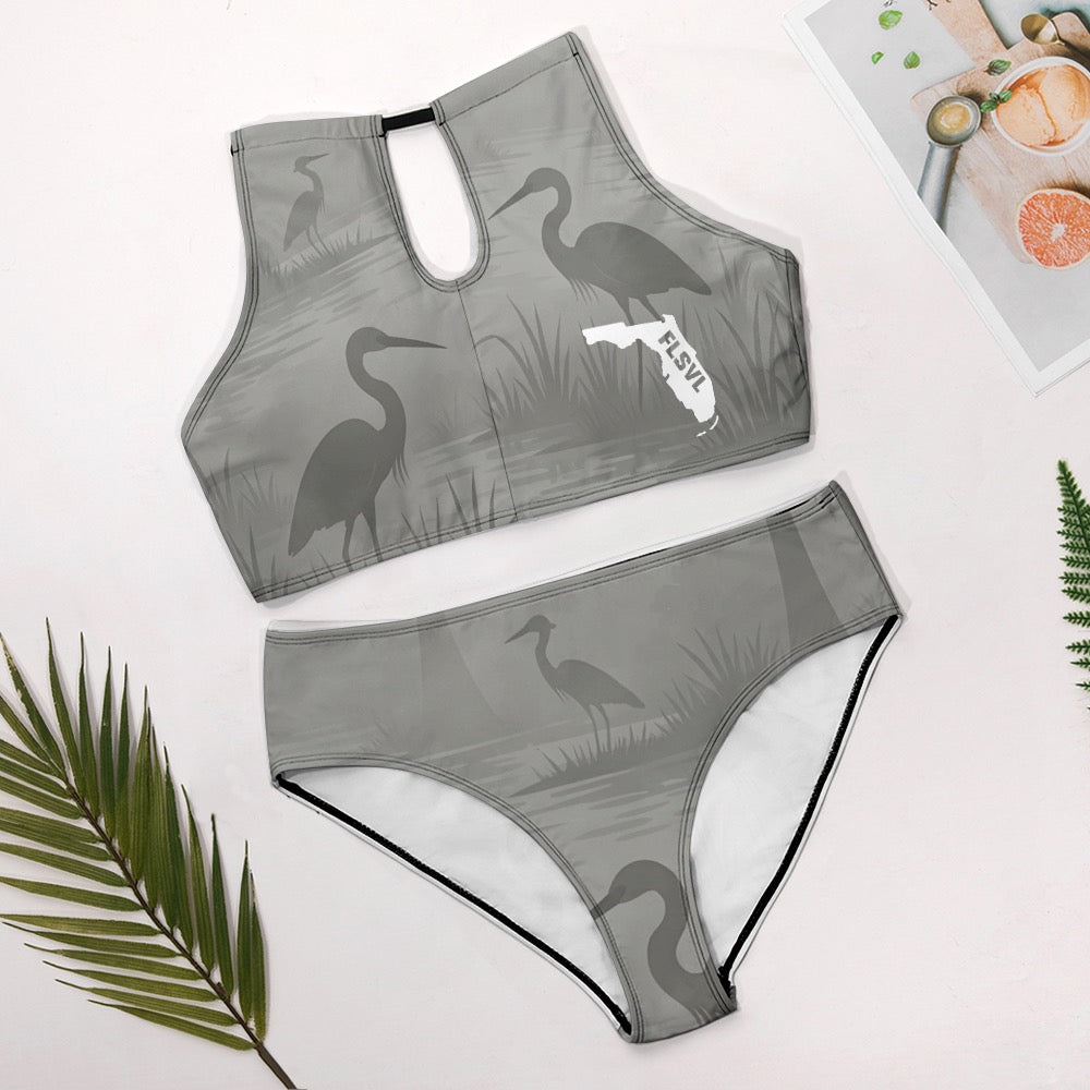 Florida Survival Everglade Veil Collection Halter Top Bikini