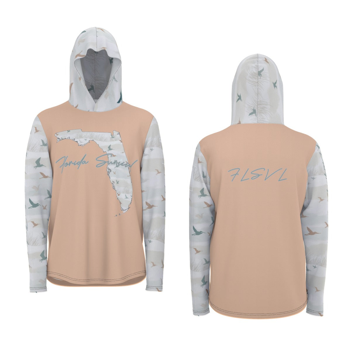 All-Over Print Men's Sunscreen  Sports Hoodie With Thumb Holes