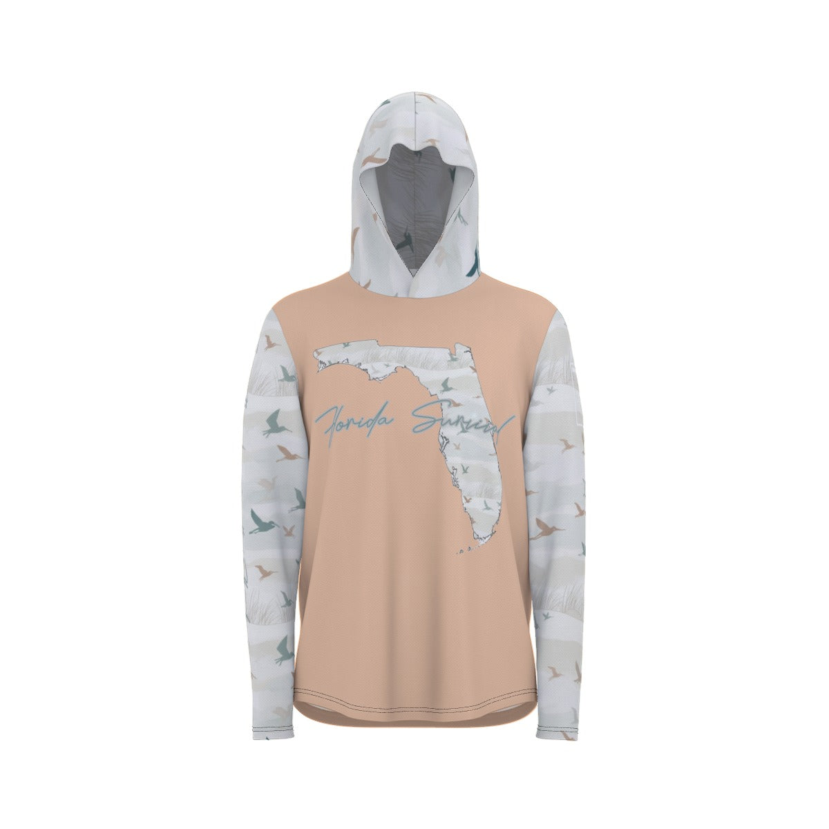 All-Over Print Men's Sunscreen  Sports Hoodie With Thumb Holes