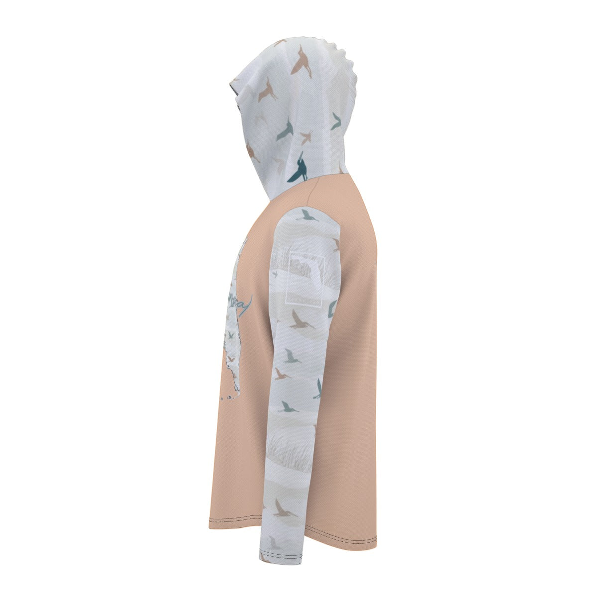 All-Over Print Men's Sunscreen  Sports Hoodie With Thumb Holes