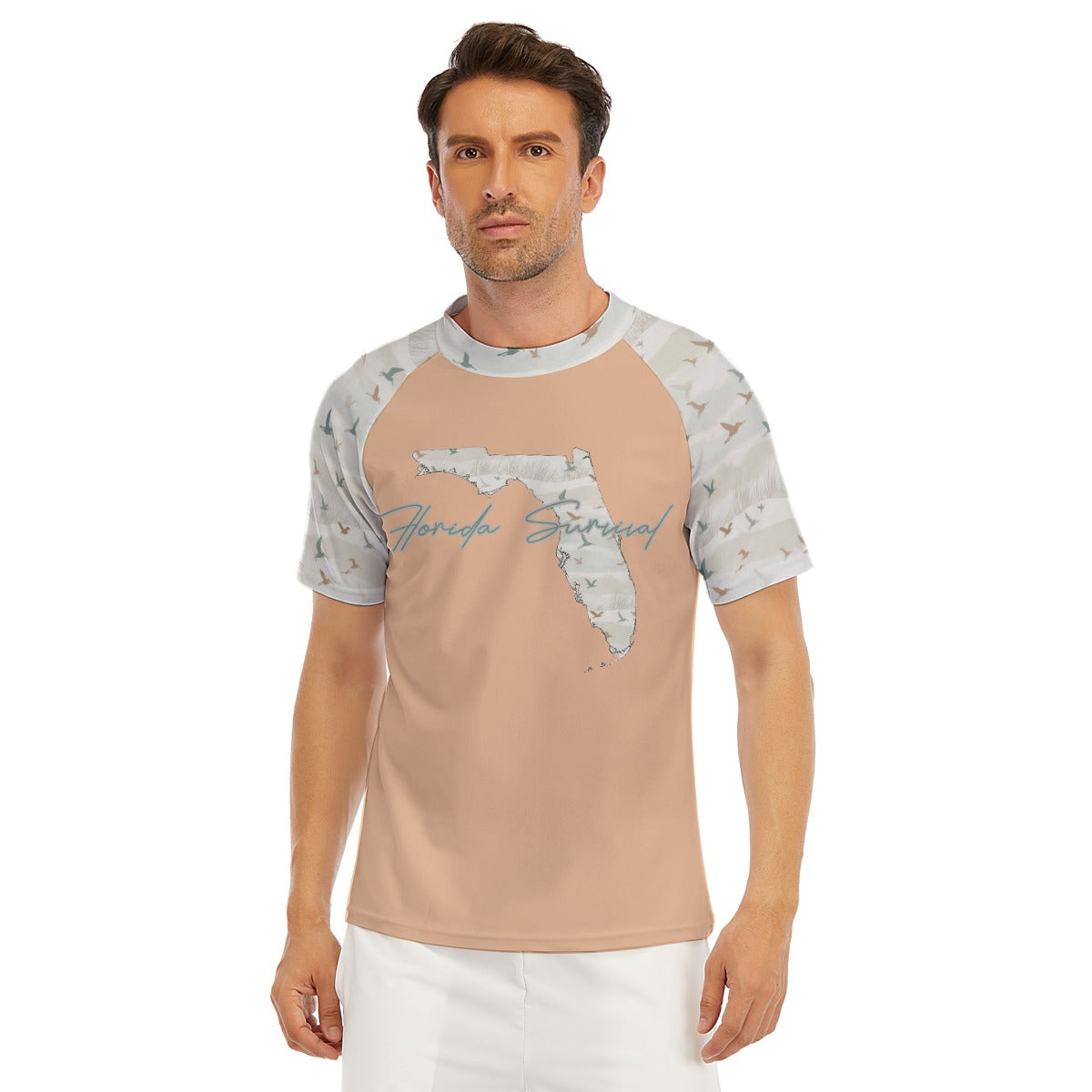 Florida Survival Coastal Migration Collection Men's Performance Rash Guard