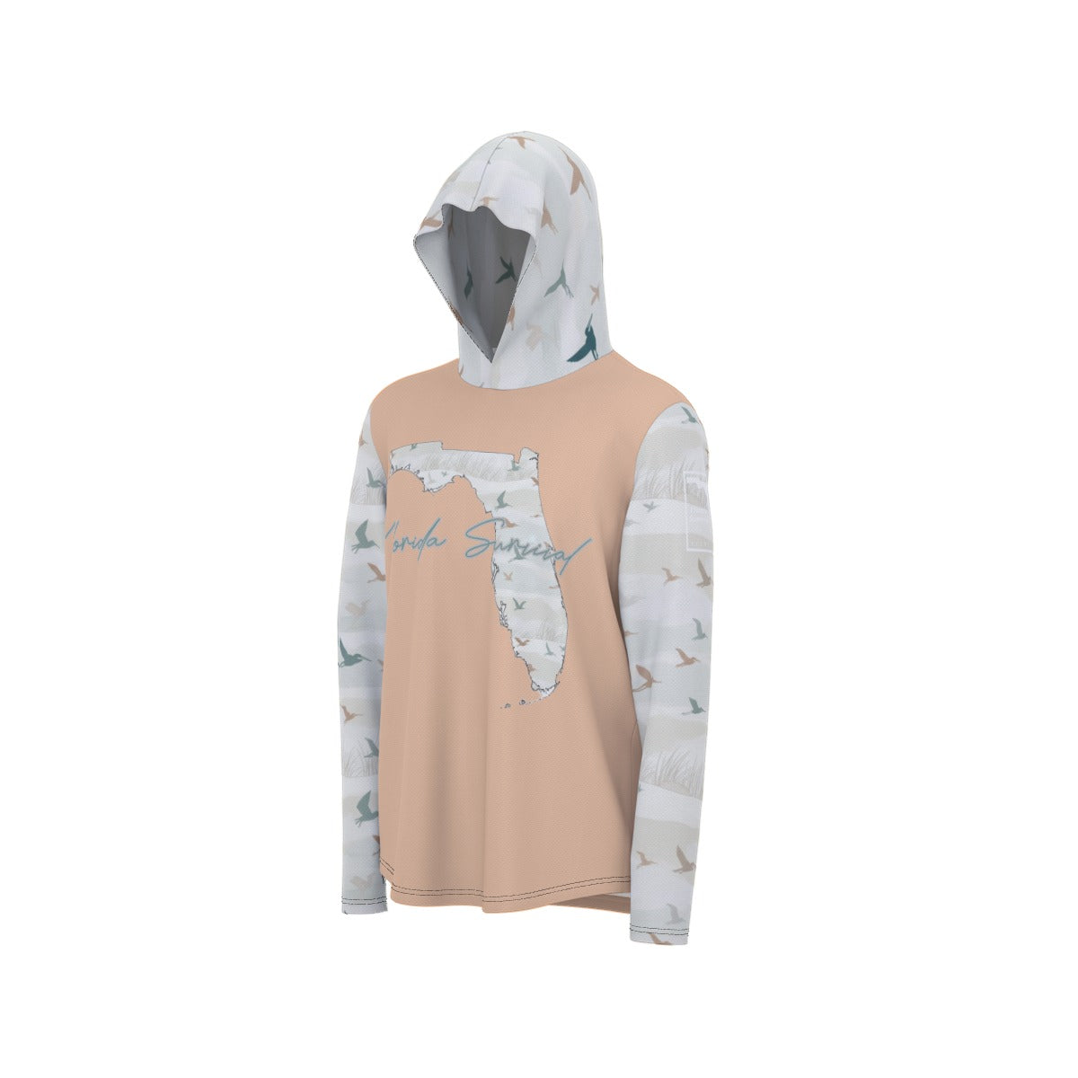 All-Over Print Men's Sunscreen  Sports Hoodie With Thumb Holes