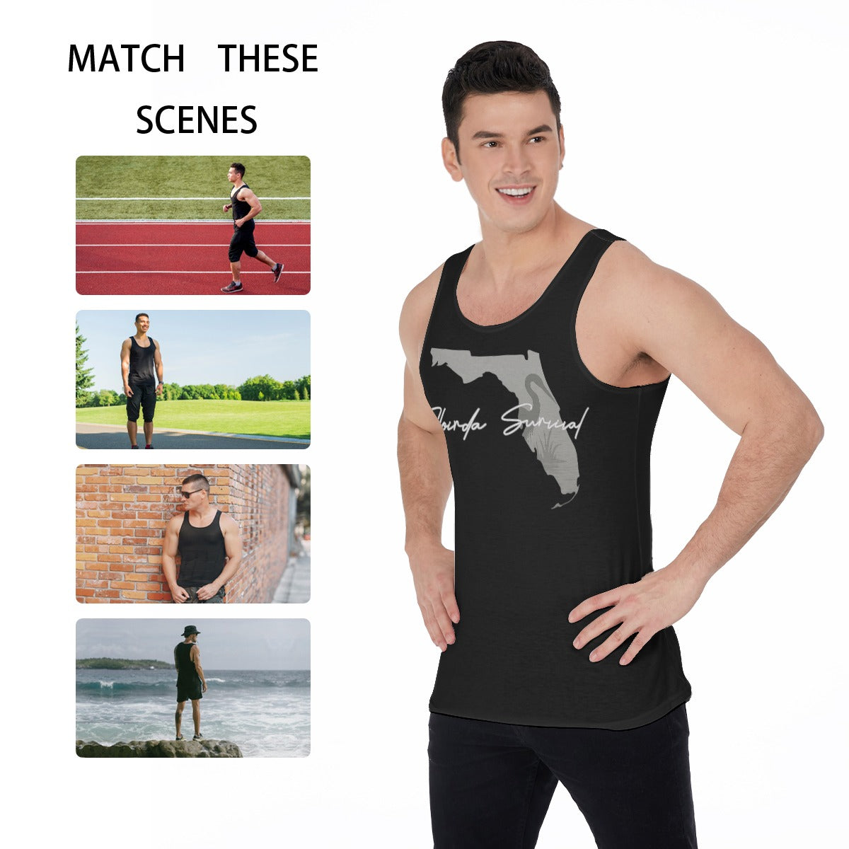 Florida Survival Everglade Veil Collection Men's Tank Top