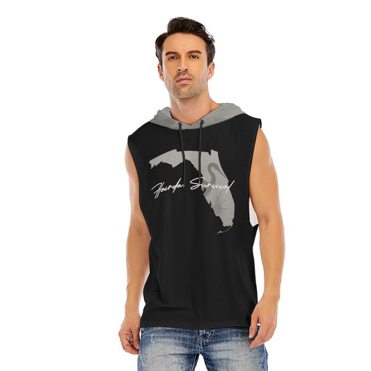Florida Survival Everglade Veil Collection Men’s Sleeveless Pullover Hoodie
