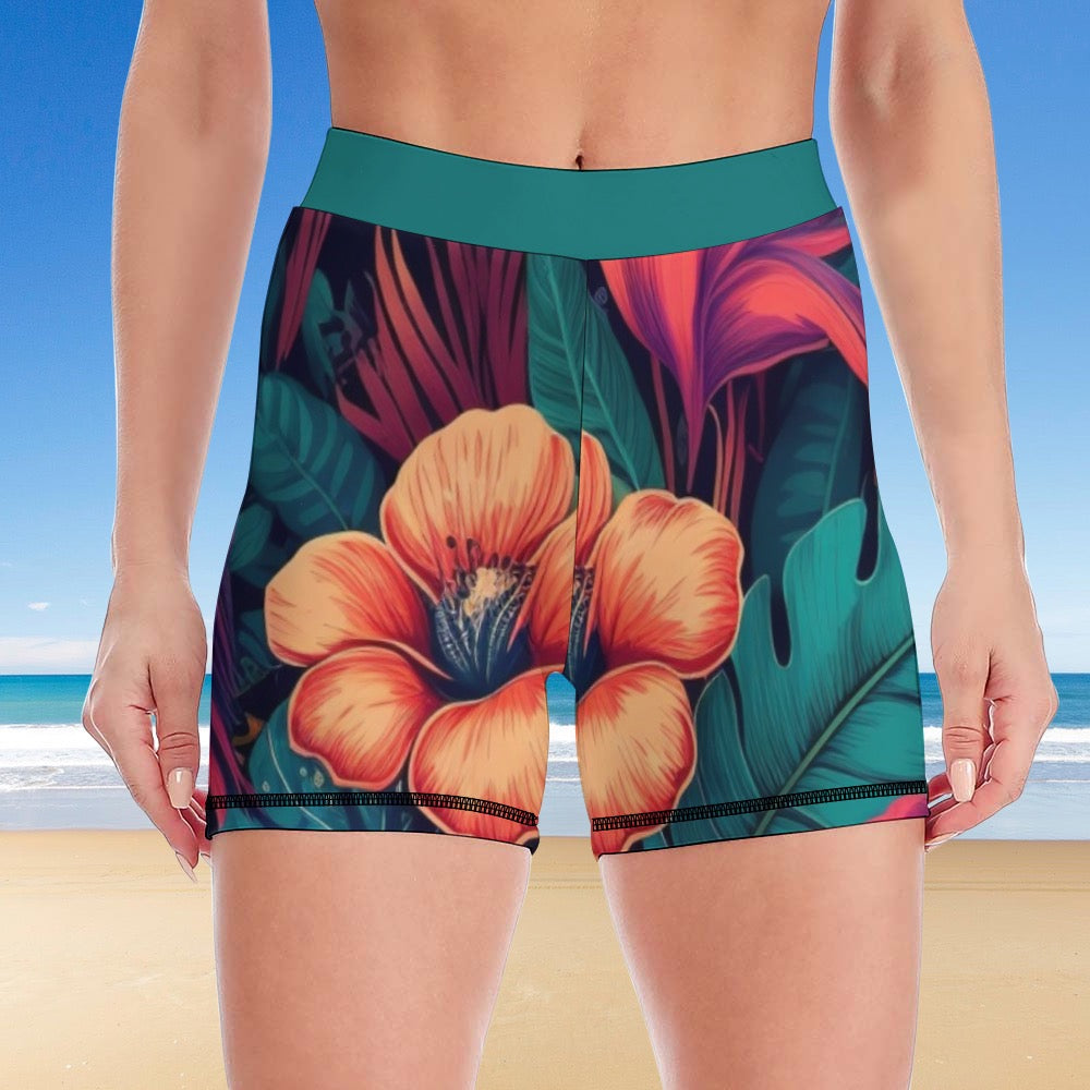 Florida Survival Tropical Garden Collection Women's Two-Piece Yoga Set