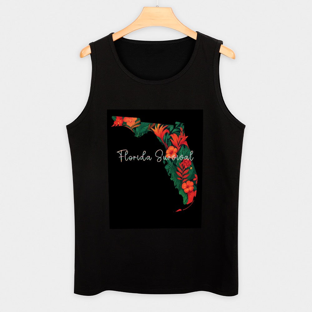 Florida Survival Tropical Garden Collection Men's Tank Top