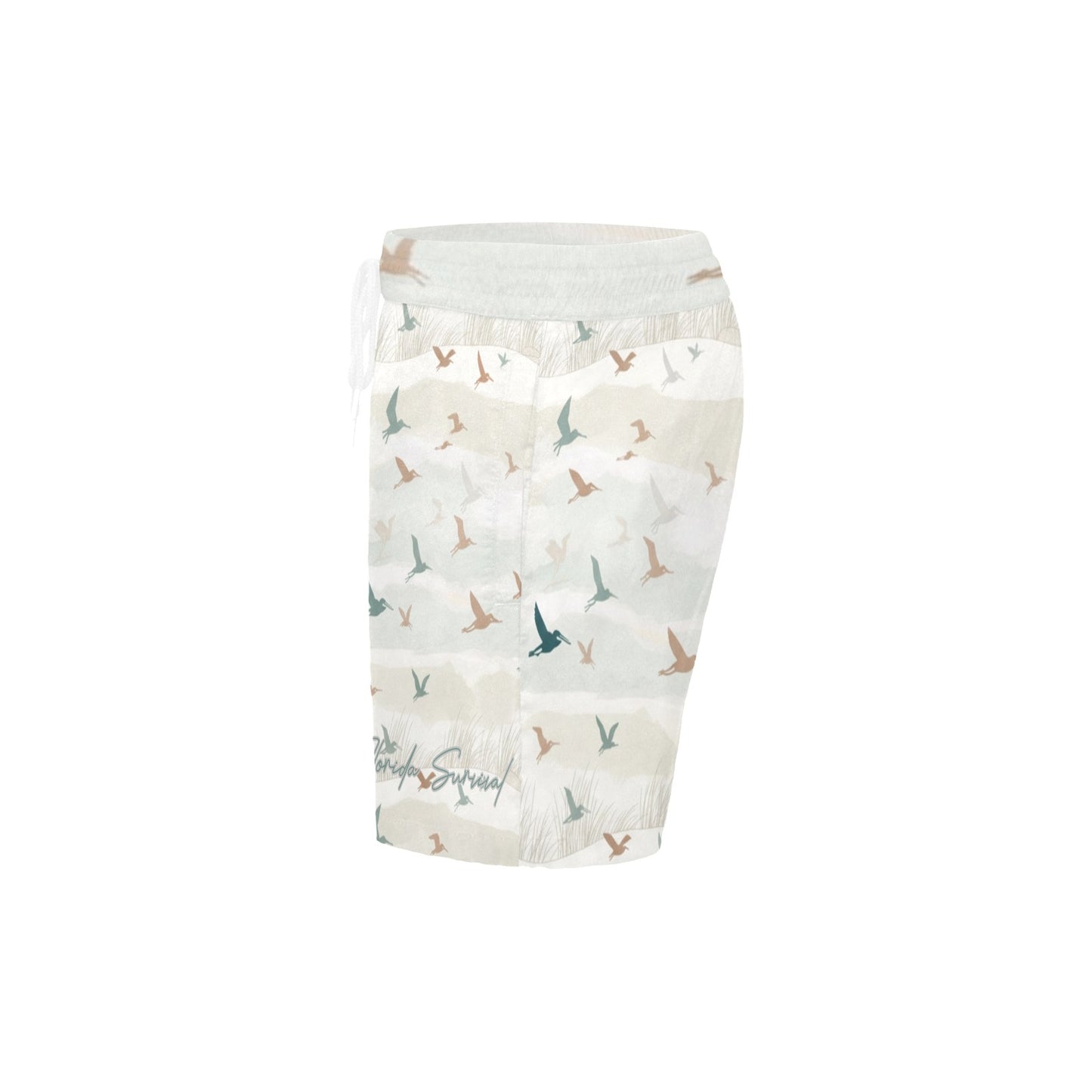 Florida Survival Coastal Migration Collection Men's Mid-Length Swim Shorts
