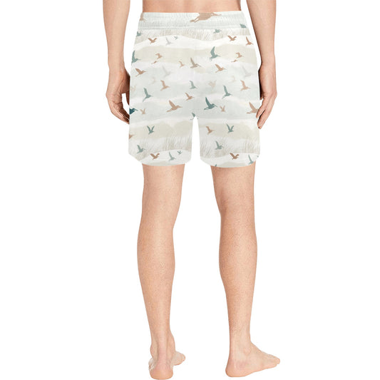 Florida Survival Coastal Migration Collection Men's Mid-Length Swim Shorts