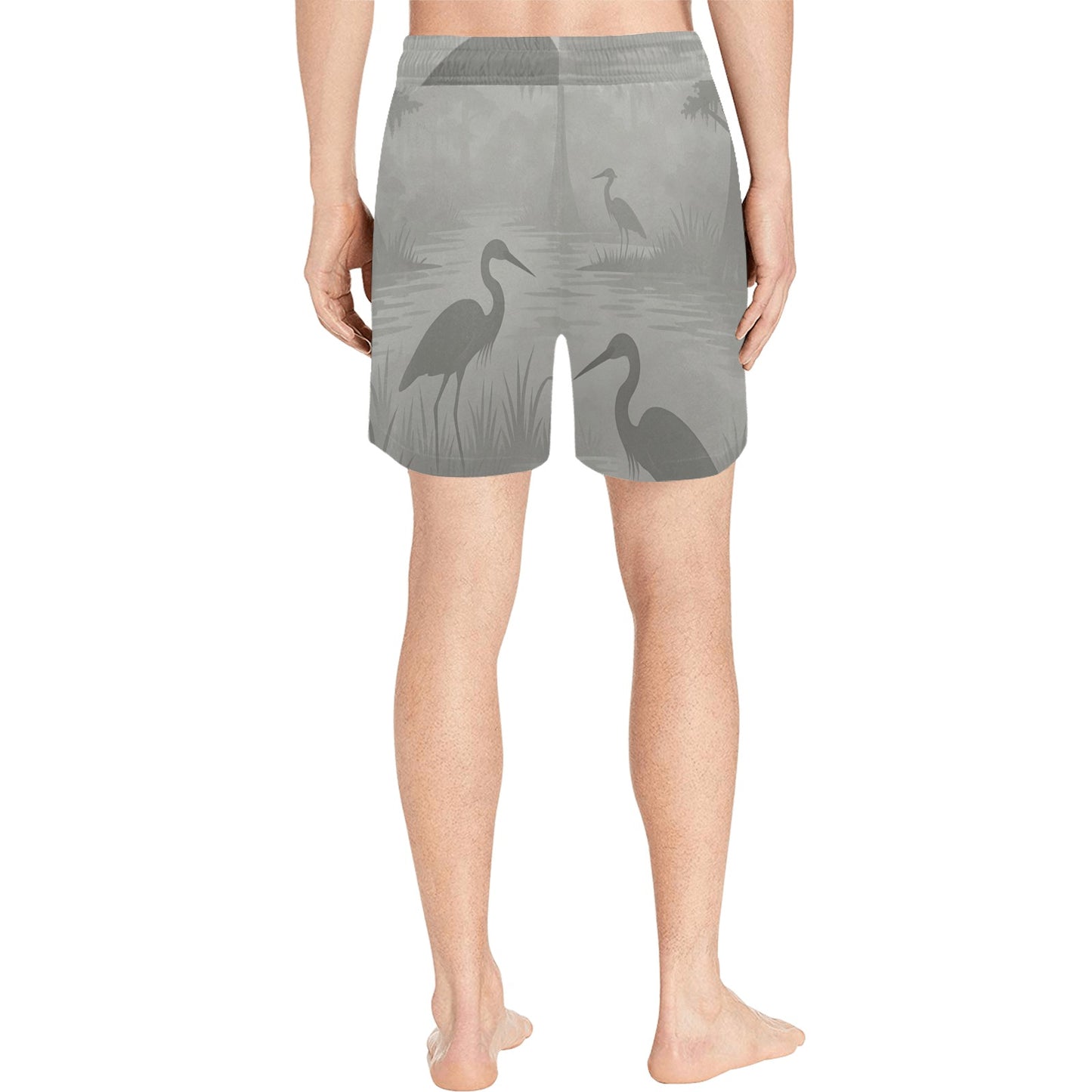 Florida Survival Everglade Veil Collection Mid-Length Swim Shorts