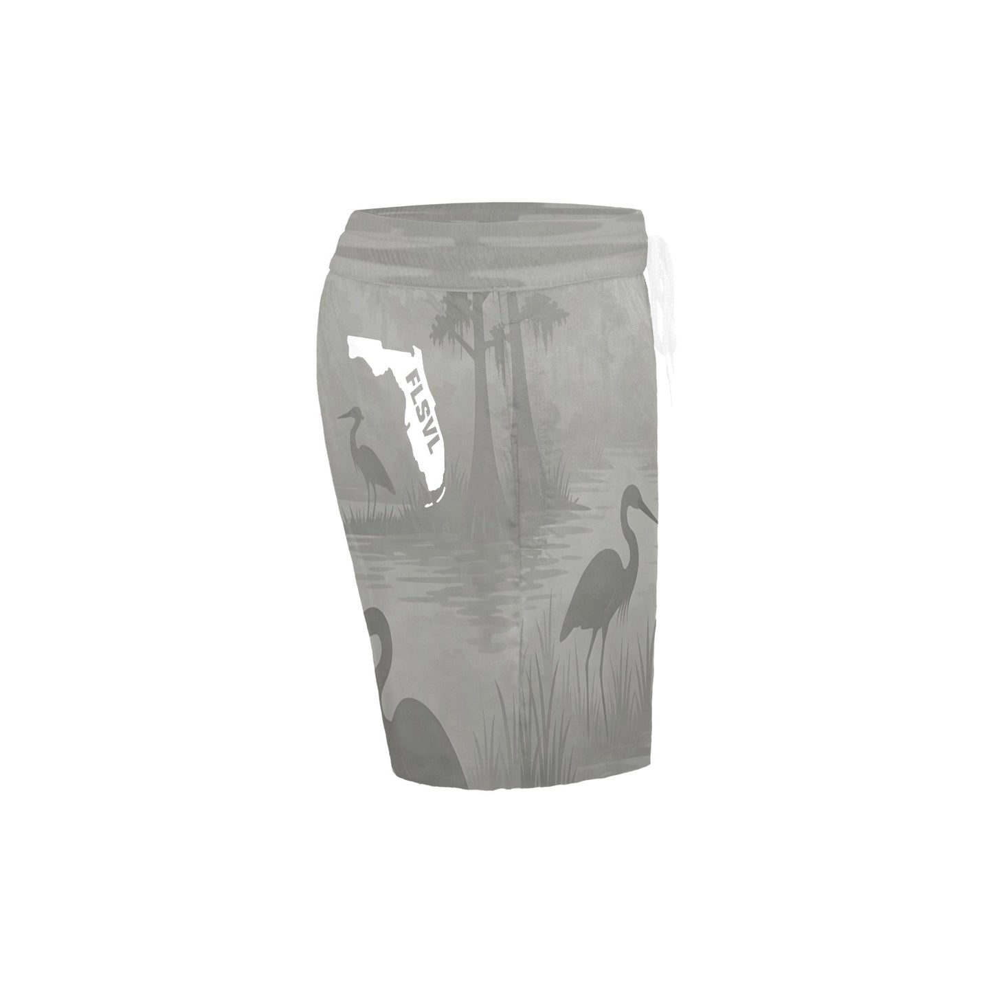 Florida Survival Everglade Veil Collection Mid-Length Swim Shorts