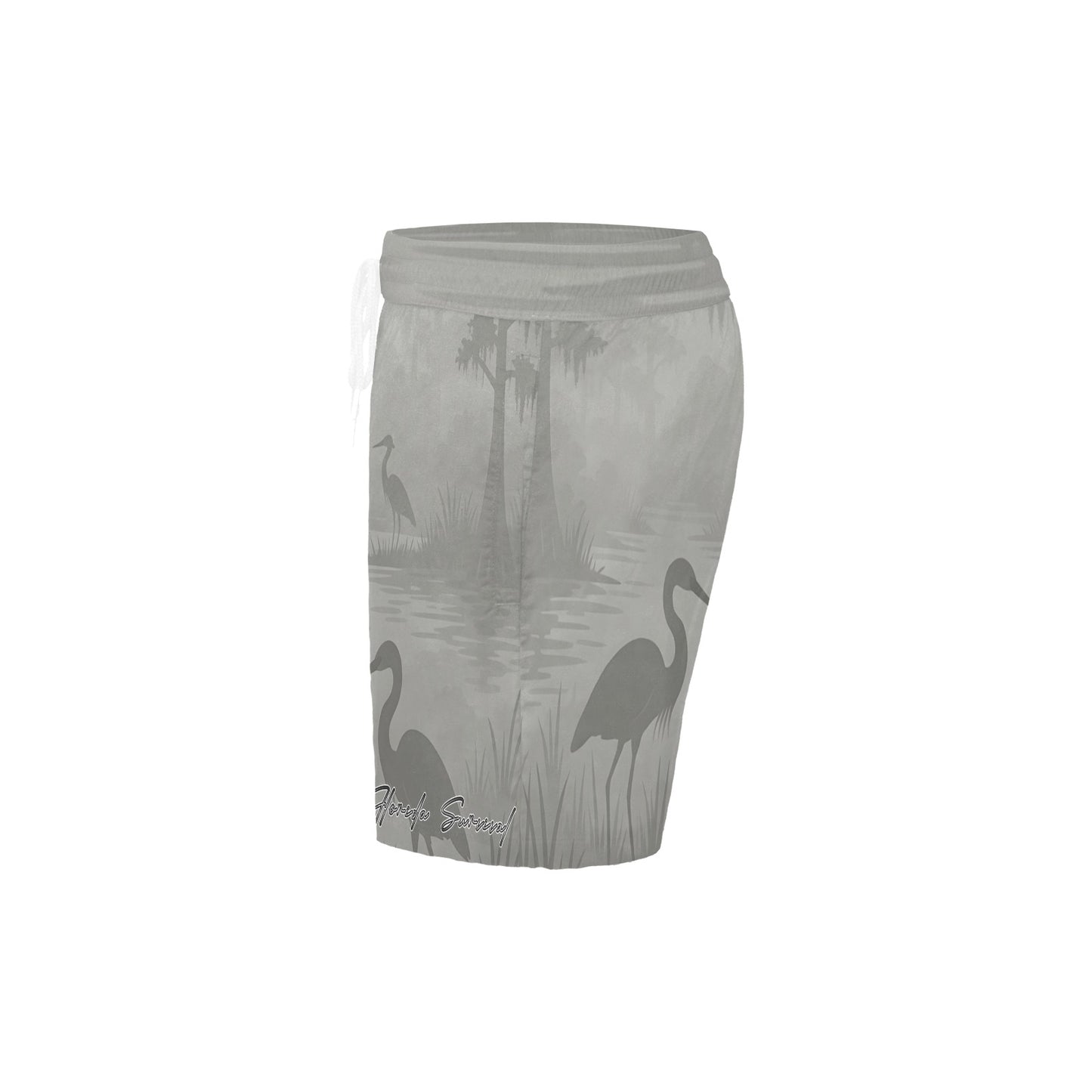 Florida Survival Everglade Veil Collection Mid-Length Swim Shorts